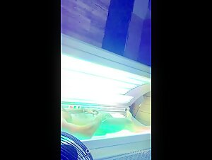 Showing off muscle body and soft dick