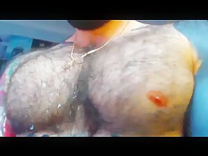 Pec bounce worship - sexy tattooed muscle stud