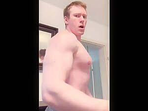 6’6” Muscle God Jaden Posing and Flexing