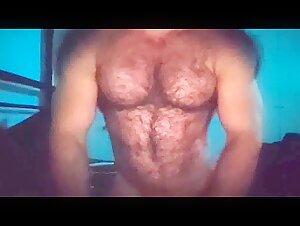 Hairy Serbian Bodybuilders Pec Bounce