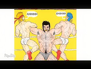 Video 1- A BIG MAN OVERPOWERES TWO MEN