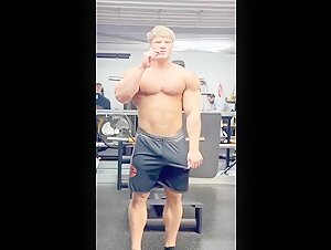 Gorgeous Blonde Muscle Specimen.