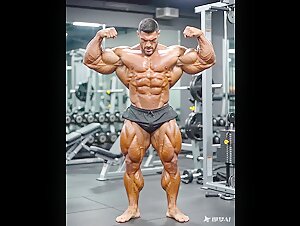 AI Asian muscle