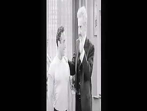 Golden Age Muscle Fireplug Flexing on TV