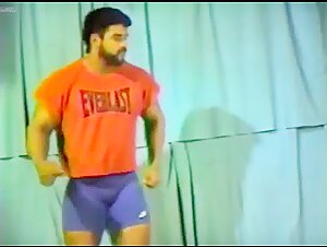 Pro IFBB Vintage Black Butt BB Jose Naked Strip