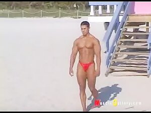 Ricardo Delgado on the beach