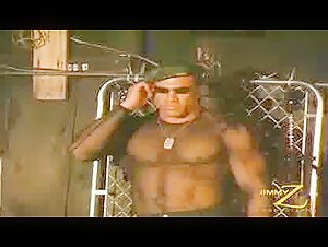 Bodybuilder thong strip