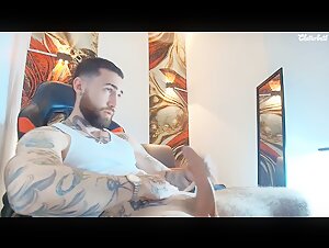 Tattooed guy on cam