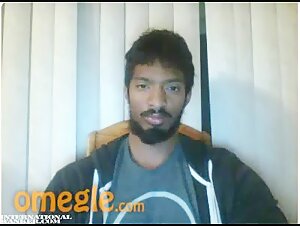 black latino muscular guy jerk off to a girl