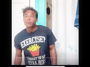 Muscle flexing humiliation domination
