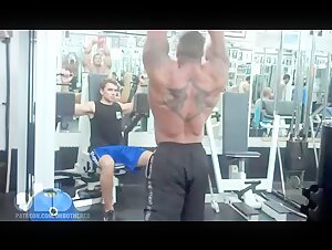 Huge gym boner